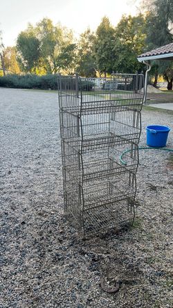 Metal Wire Stackable Shelving Unit