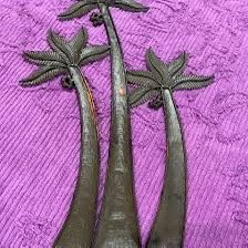 Handmade Bohemian Palm Tree Wall Metal Decorations, $45