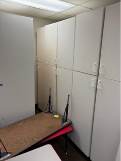 Tall storage cabinets