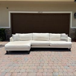 White Sectional Sofa From City Furniture 
