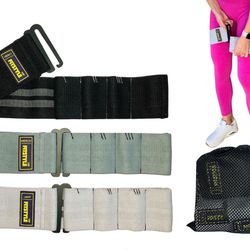 New Adjustable Hip Bands – 12 Resistance Levels in One Set