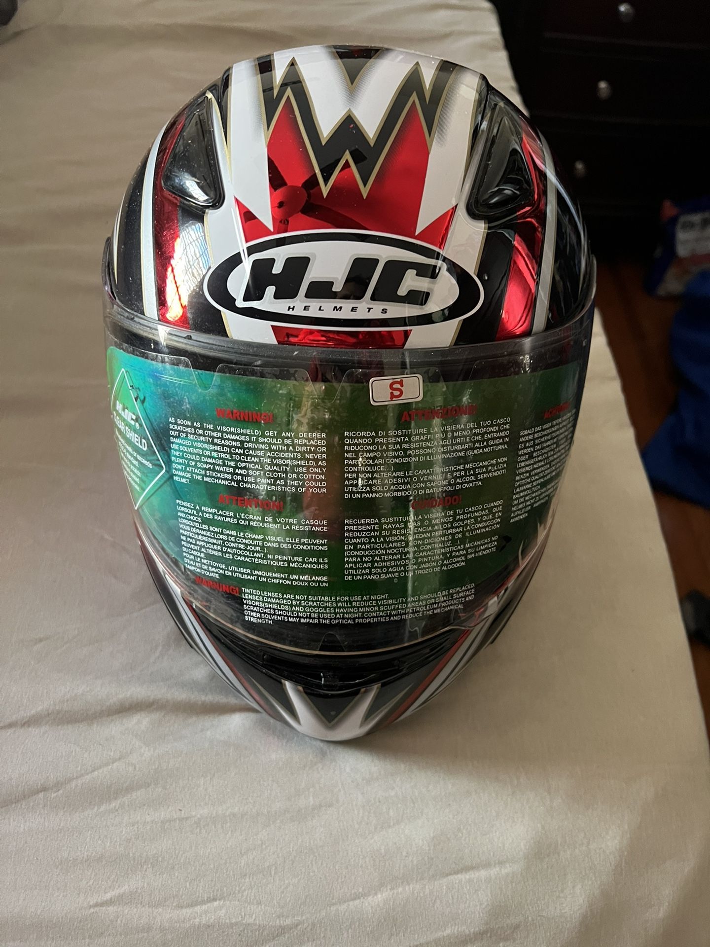 HJC Helmet Red Size Small