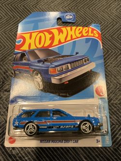 Mattel Hot Wheels 47/250 Nissan Maxima Drift Car 2023 HW J-Imports 4/10 ~ Blue