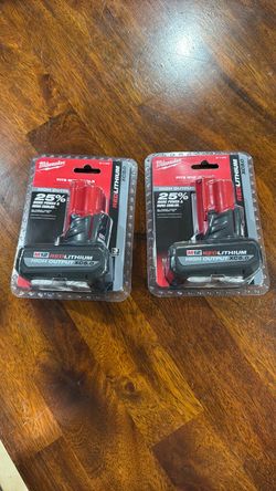 Milwaukee 5.0 batteries $65 EACH New