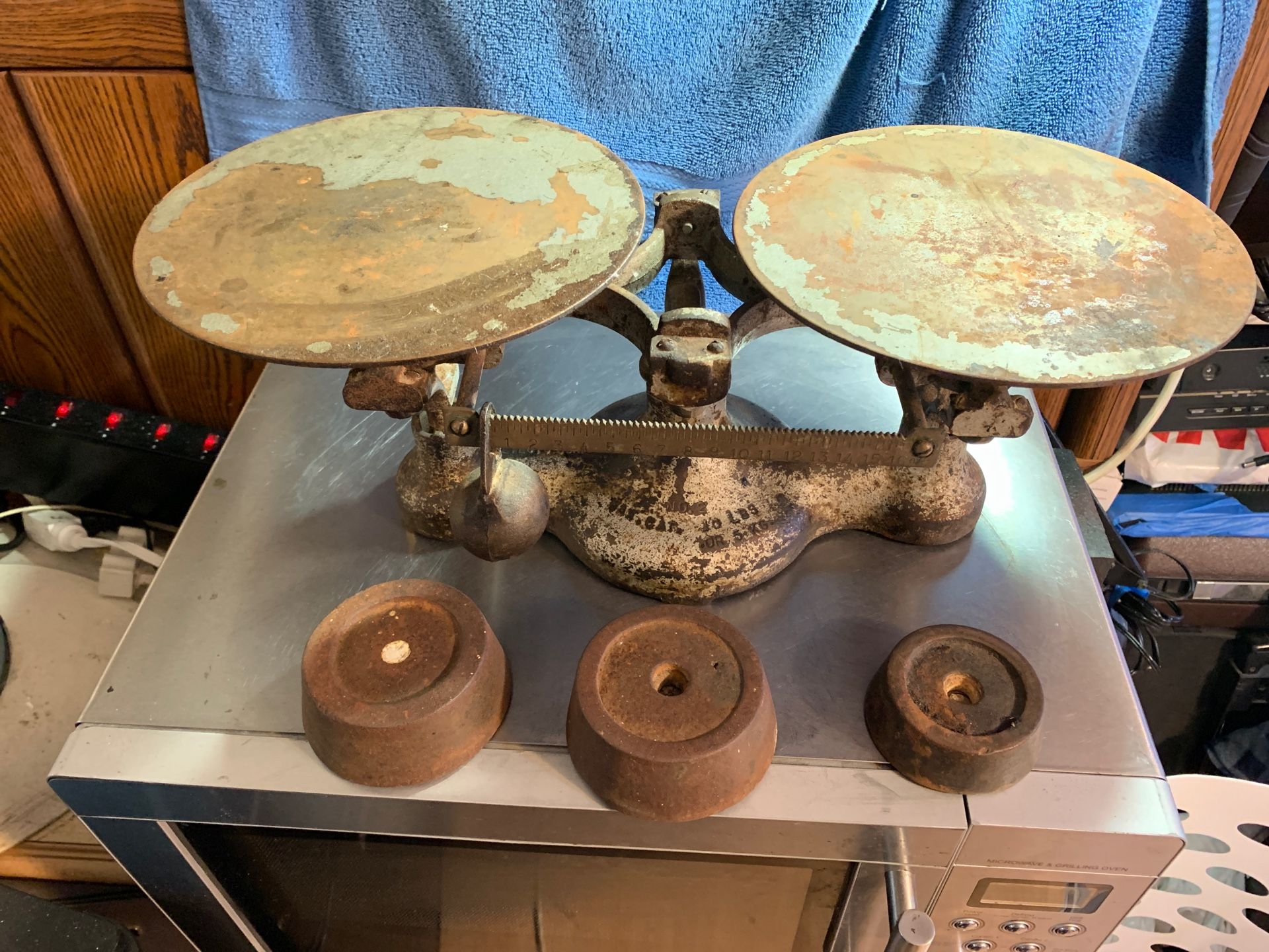 Antique Detecto scales made in USA no. 2 10 lbs or 5 kg