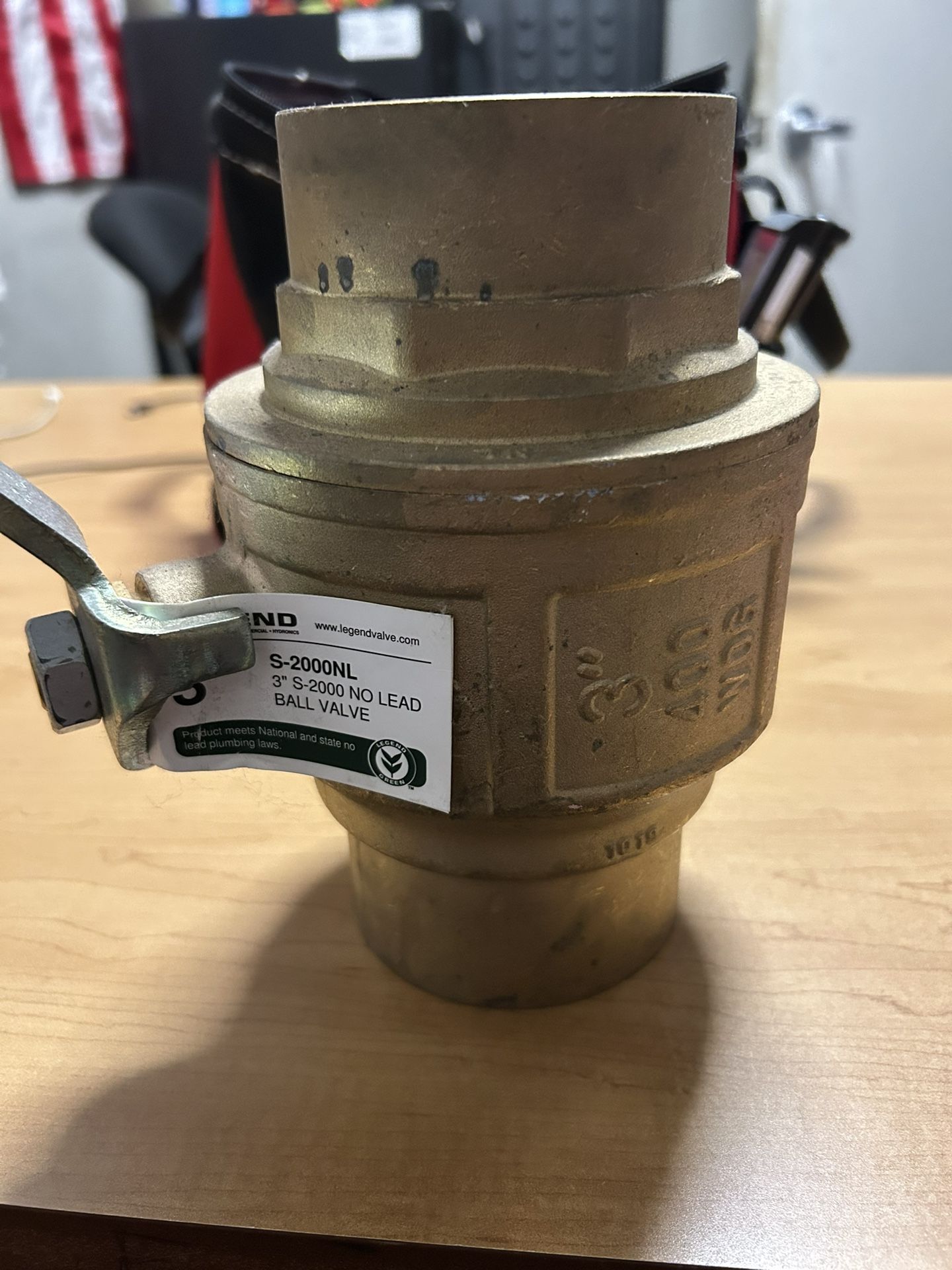 3” S-2000 No Lead Ball Value
