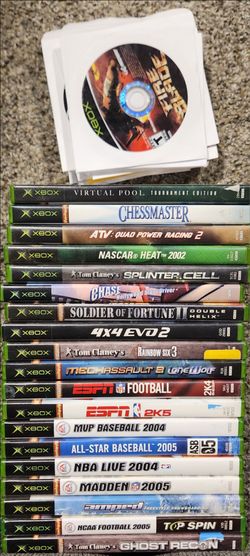 40+ OG Xbox Video Games