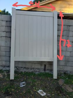 Vinyl Fence Panel