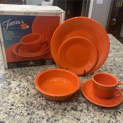 Fiestaware Poppy Dish Set Fiesta