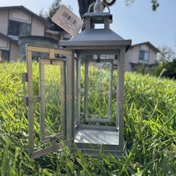 Silver Candle Lanterns - NEW