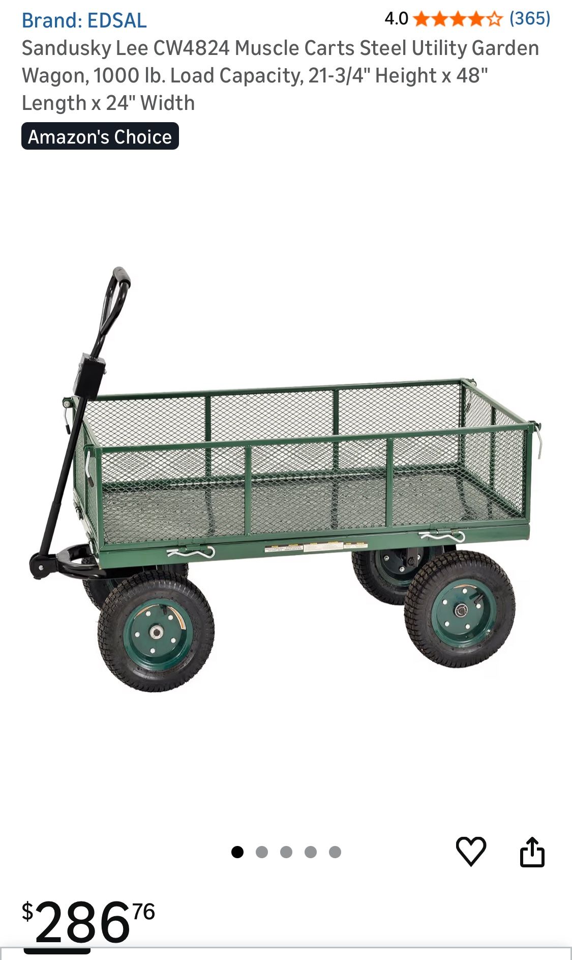 Sandusky Lee Utility Cart/Wagon
