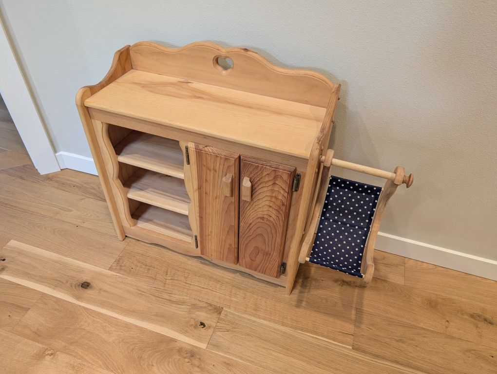 Doll Changing Table with Swing