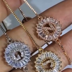 Letter Charm Bracelet (different Letters