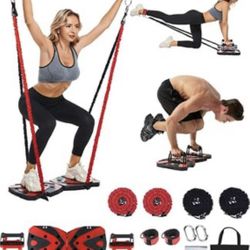 Portable Home Gym Workout Equipment with 12 Exercise Accessories