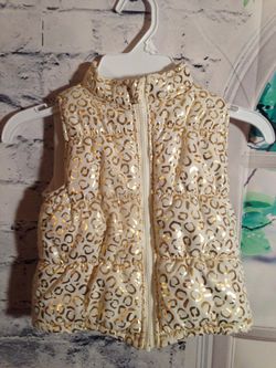 Chic Gold Healthtex Vest for 4T ! Cute✨!