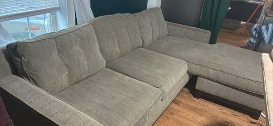 Seccional beige-gris