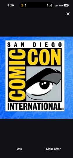 Comic con ticket 2026 (San Diego)