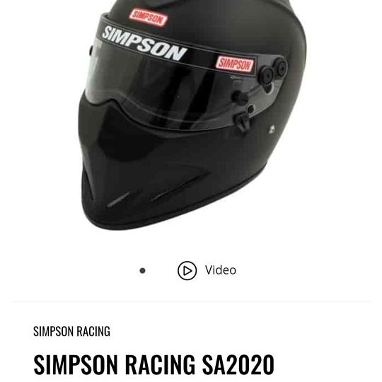 Simpson Diamondback Racing Helmet for Sale in Phoenix, AZ