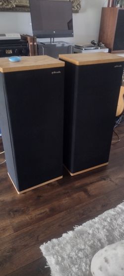 Polk Audio SDA 2 Series Reference Monitor Speaker System Pair W interconnect