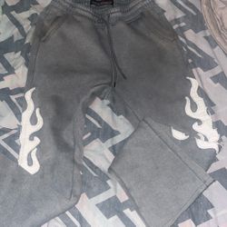 Flared Grey Sweats