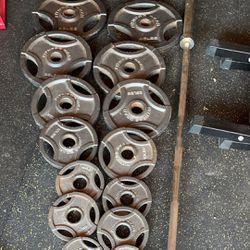 Olympic Weights And Barbell