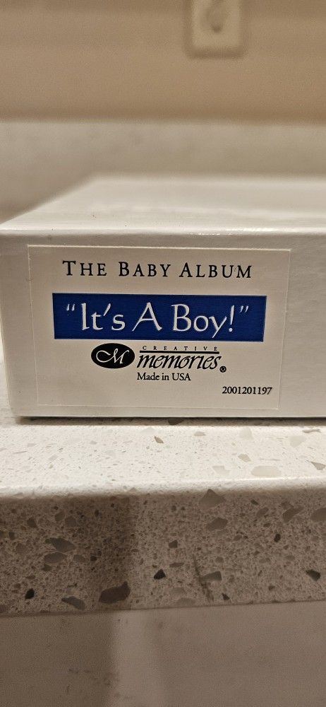 CREATIVE. MEMORIES. SCRAPBOOK...ITS A BOY!