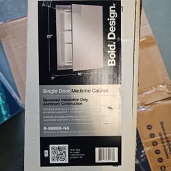 Kohler Mirror Single Door Madicine Cabinet 