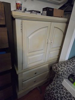 White dresser