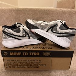 Nike Kyrie 8 White Black Pink Basketball Shoes Men's Size 11.5 