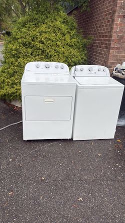 NEWER MODEL WHIRLPOOL WASHER AND DRYER
