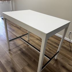 White, Hightop, IKEA, Kitchen Table