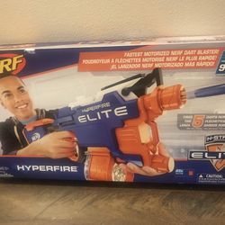 Nerf Hyperfire Gun New - $35