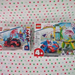 LEGO 10781 Spider Man Miles Morales: Spider-Man’s Techno Trike & Doc Ocks Lab