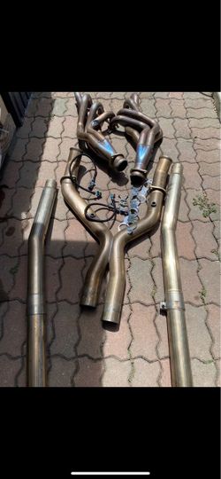 Cadillac CTS-V2 headers and x pipe