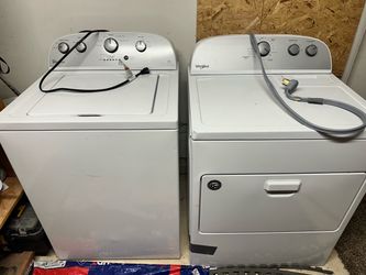 Whirlpool Washer (needs work) and Dryer Large Load