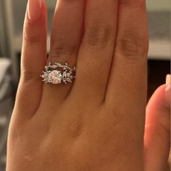 GRA Moissanite Ring Stack