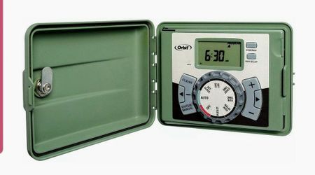 ORBIT PROGRAMMABLE SPRINKLER SYSTEM TIMER 6 STATIONS