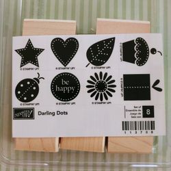 Stampin' Up! "Darling Dots" Rubber Stamp Set