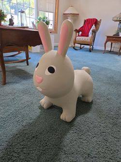 1ST RIDE-ON JUMPY BUNNY FOR LITTLE ONES SEE DESCRIPTION