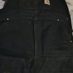 Carhartt Bib Overalls 42x32 Insulated 