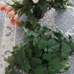 Decorative Artificial Flowers with Vase