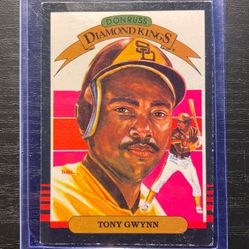 1985 Donruss Diamond Kings Tony Gwynn Baseball Card #25