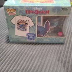 **NEW/Factory Sealed** Disney's Lilo & Stitch Funko Pop and T-Shirt