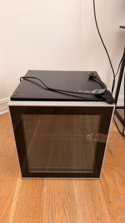 Mini Beverage Cooler with Glass Door