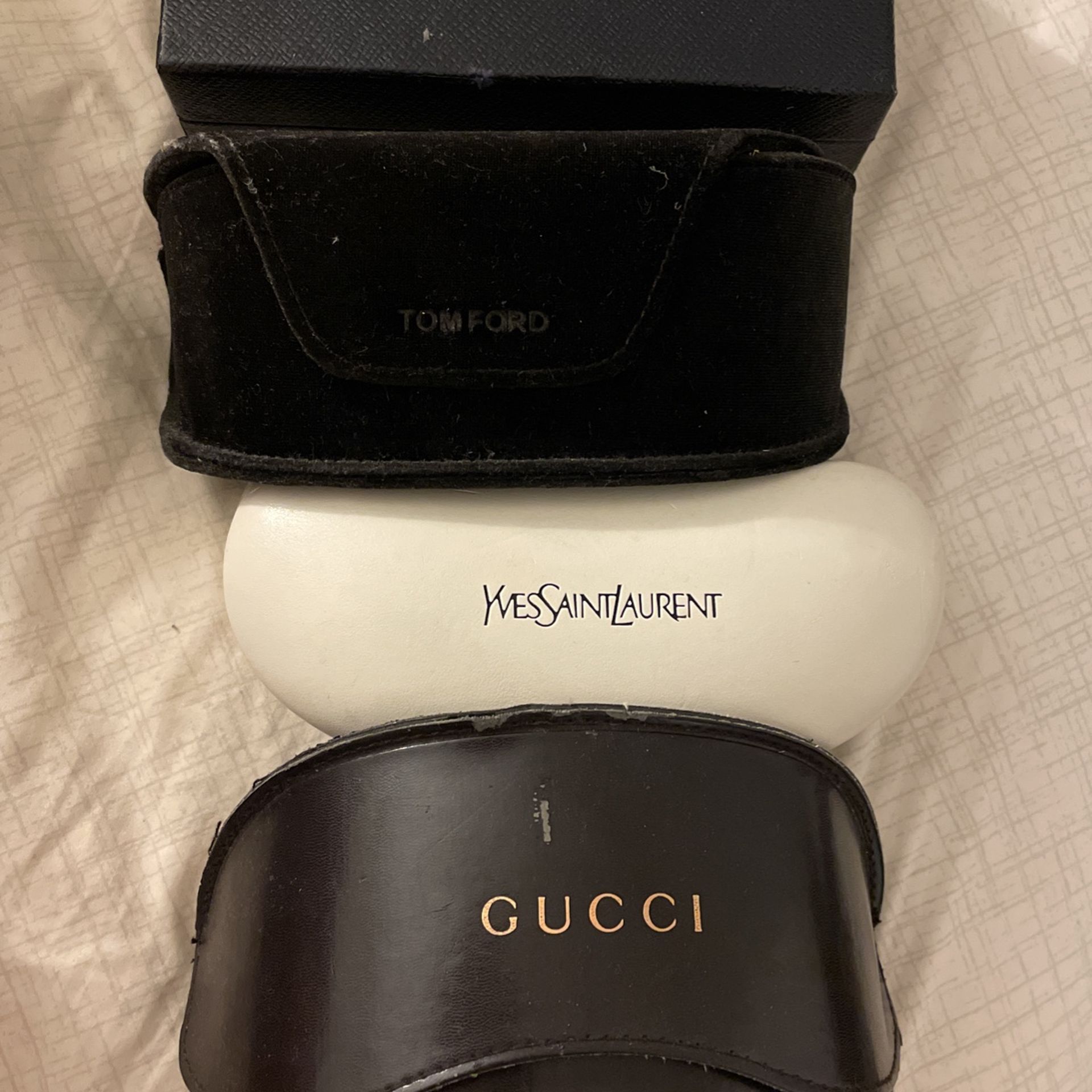 Authentic Luxury Sunglass Cases-Gucci Tom Ford YSL