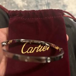 Cartier Small yellow gold bracelet. Size 17