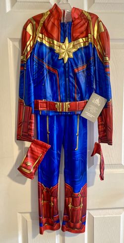 Disney Store Captain Marvel Costume Avengers Boys Size 7/8