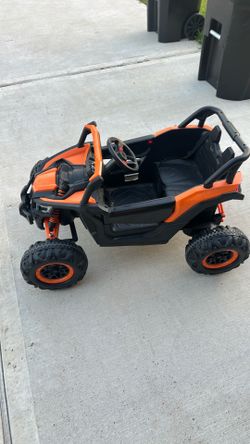 Orange jeep