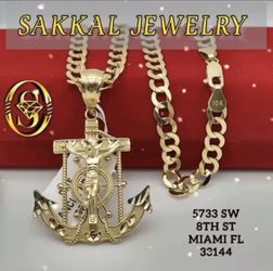 14K Gold Curb Link. Finance Without Credit For $79