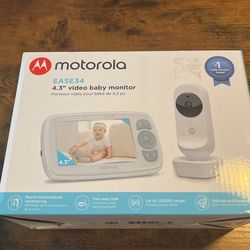 Motorola EASE30 4" Video Baby Monitor Brand New
